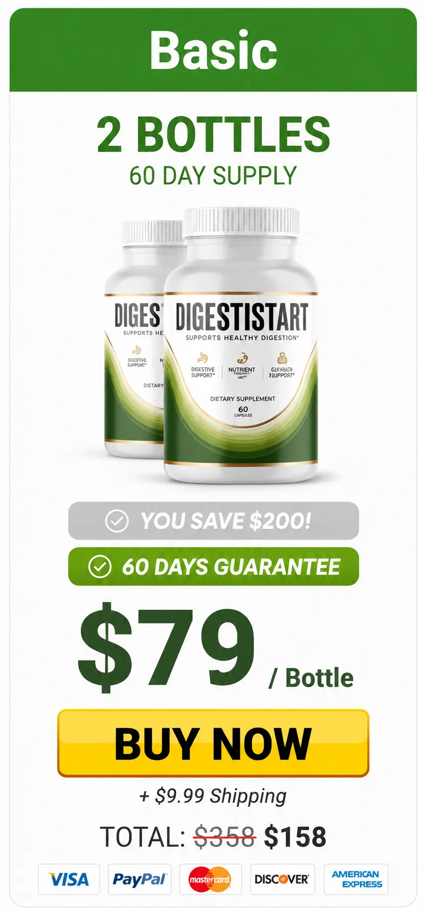 DigestiStart 1-Bottle Supply Offer