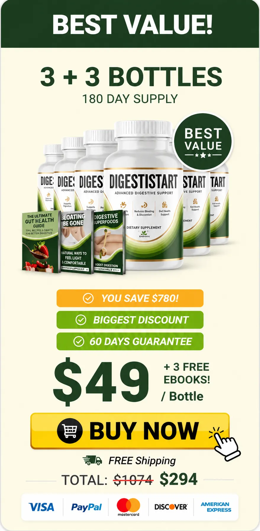 DigestiStart 6 Bottle Bulk Offer